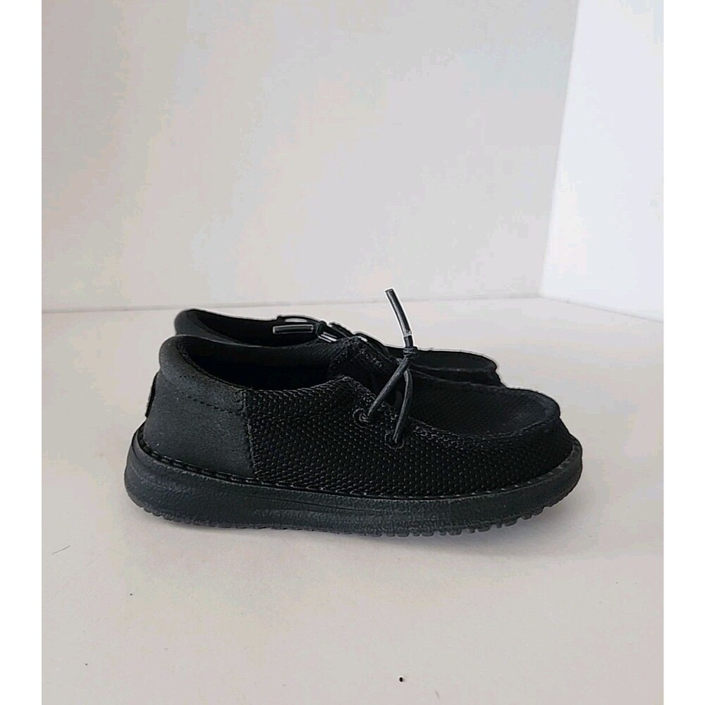 Hey Dude Wally Toddler Funk Mono Black Size 8? Tag Is Cut Out SEE PICTURES USED